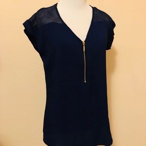 Express Dark Blue Blouse